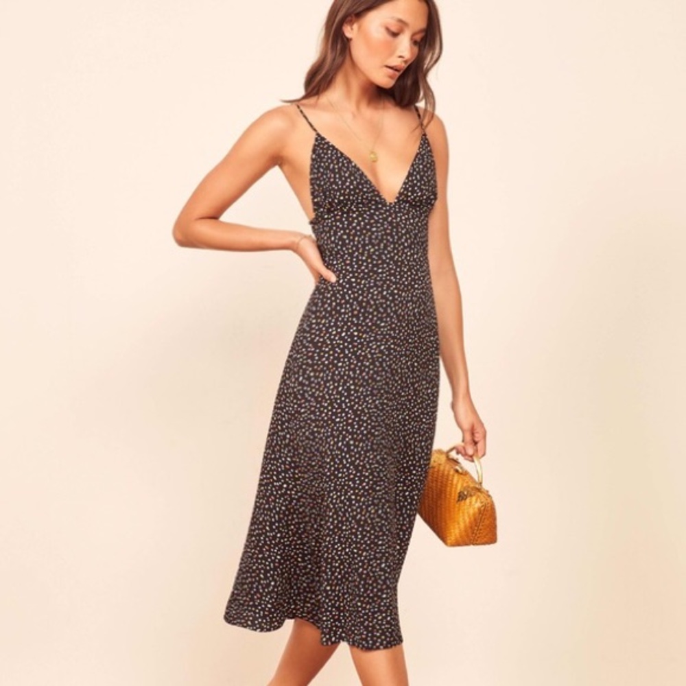 Reformation Dove Dress In Confetti